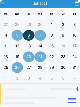Planningsagenda kalender